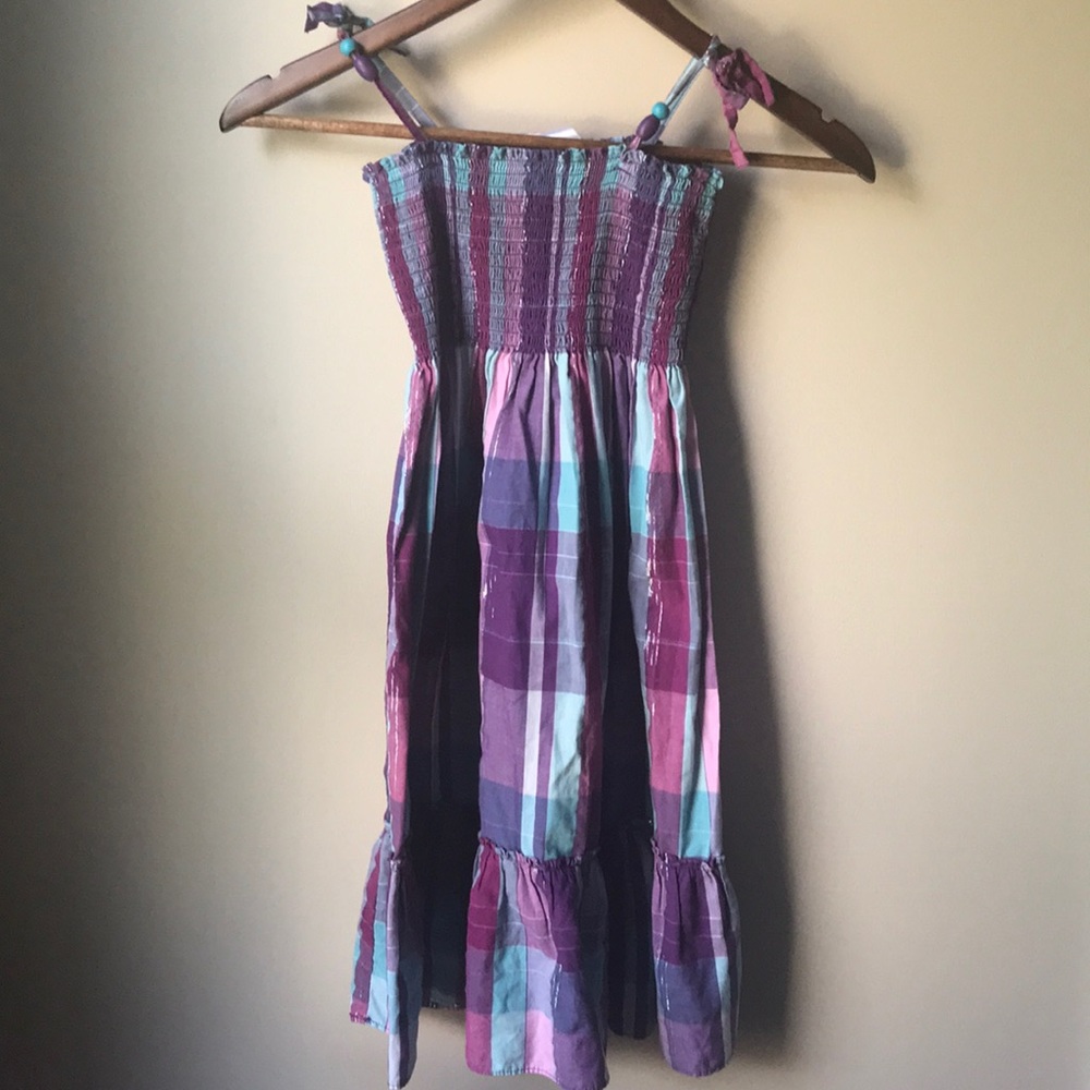 🎉HP🎉 Purple Plaid Tank Dress